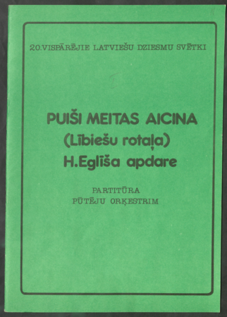 Puiši meitas aicina : Lībiešu rotaļa