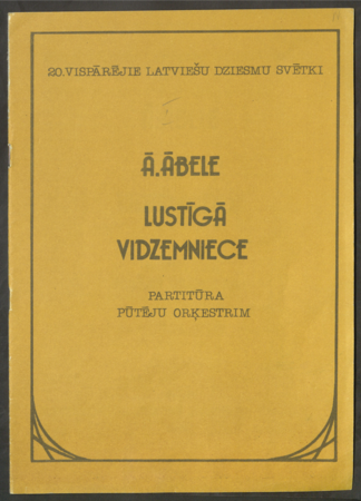 Lustīgā vidzemniece : veca polka