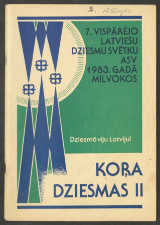 Kora dziesmas II : Dziesmā viju Latviju