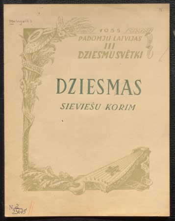 Man māmiņa piesacīja : sieviešu korim