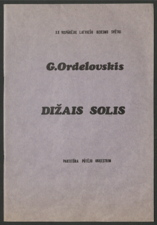 Dižais solis : uvertīra