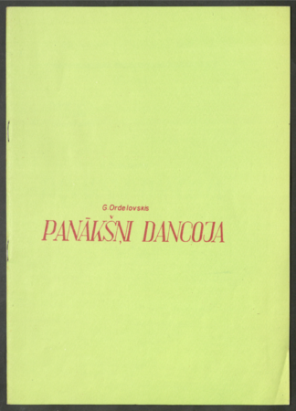 Panākšņi dancoja
