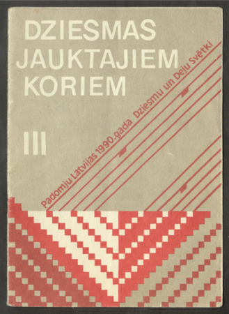 Dziesmas jauktajiem koriem III : XX Vispārējie latviešu Dziesmu svētki