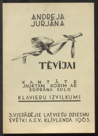 Tēvijai : kantāte jauktam korim ar soprāna solo