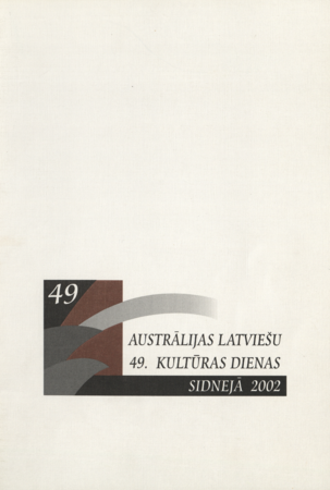 Austrālijas latviešu 49. kultūras dienas Sidnejā 2002. gadā