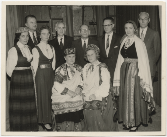 Toronto latviešu kultūras darbinieki 1962. gadā, Kanāda.
