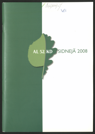 Austrālijas latviešu 52. kultūras dienas : [programma]