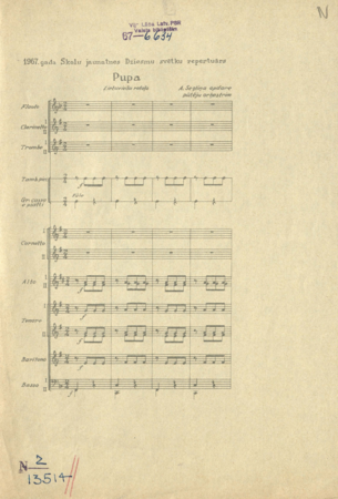 Pupa : lietuviešu rotaļa