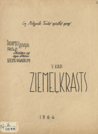 Ziemeļkrasts : poēma vīru korim ar orķestri
