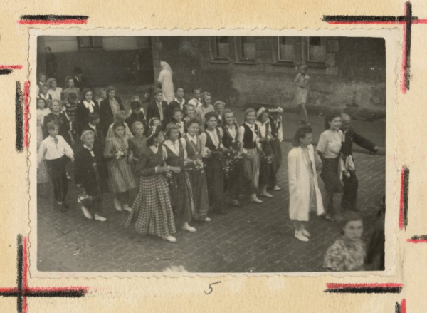 Dziesmu dienas Rīgā 1949. gadā: gājiens