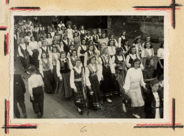 Dziesmu dienas Rīgā 1949. gadā: gājiens