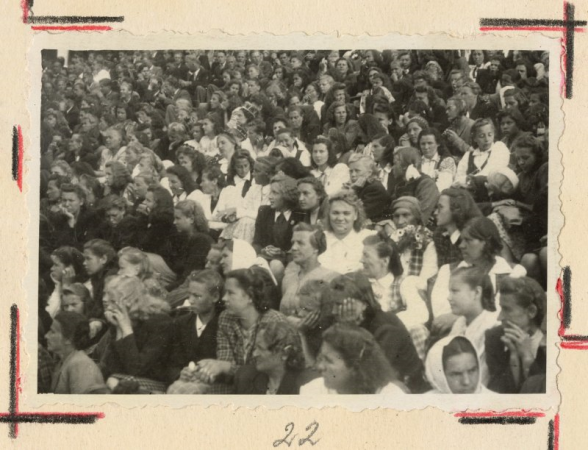 Dziesmu dienas Esplanādē, Rīgā 1949. gada jūlijā