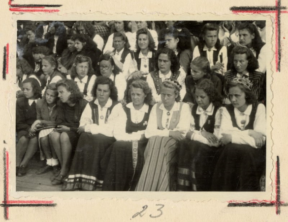 Dziesmu dienas Esplanādē, Rīgā 1949. gada jūlijā