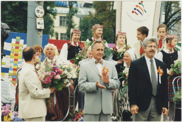 Jānis Erenštreits un Arvīds Platpers