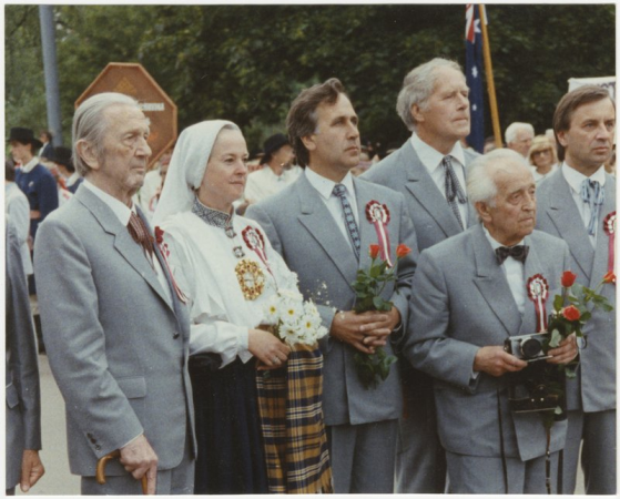 Leonīds Vīgners, Lilija Zobens, Jānis Ernštreits, Pauls Kvelde, Haralds Mednis un Jānis Zirnis