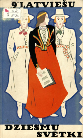 IX Latviešu dziesmu svētki : Rīgā, Uzvaras laukumā 1938. gada 18., 19. jūnijā