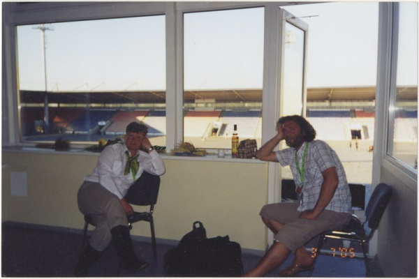 Jānis Ērglis un Jānis Purviņš