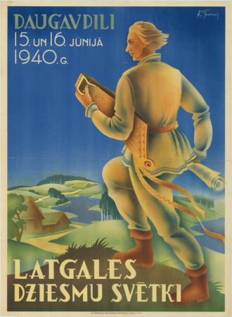 Latgales Dziesmu svētki. Daugavpilī 15. un 16.jūnijā 1940.g. [attēls]