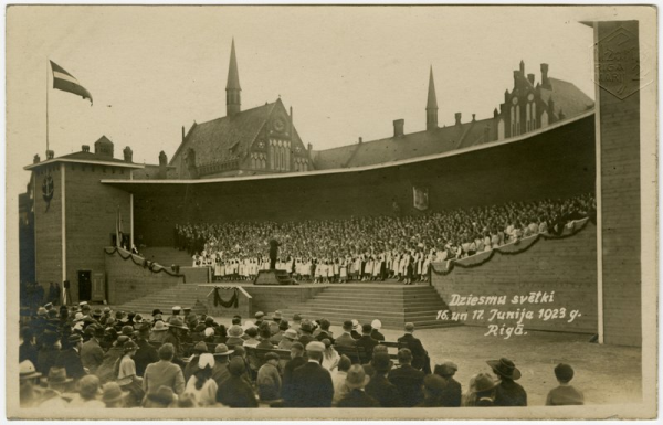 Dziesmu svētki 16. un 17. jūnijā 1923.g. Rīgā