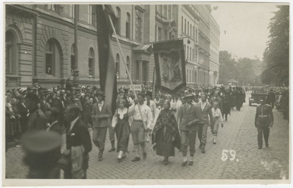 7. Vispārējie Dziesmu svētki. Gājiens