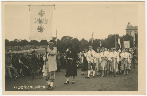 7. Vispārējie Dziesmu svētki. Gājiens
