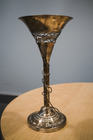 Tautas deju ansambļa "Dancis" apbalvojums par pirmo vietu XV Deju svētku deju kolektīvu konkursa finālā