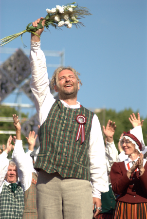 Jānis Purviņš XXV Vispārējos latviešu Dziesmu un XV Deju svētkos