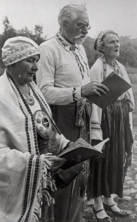 IX latviešu Dziesmu svētku koncerts Uzvaras laukumā