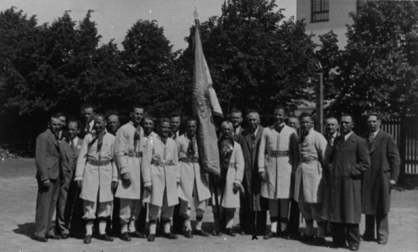 IX latviešu Dziesmu svētku dalībnieki Ventspils Latviešu biedrības vīru koris