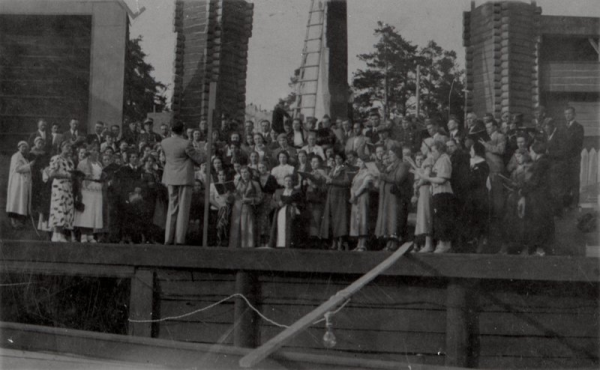 Latgales Dziesmu svētku dalībnieku koru mēģinājums