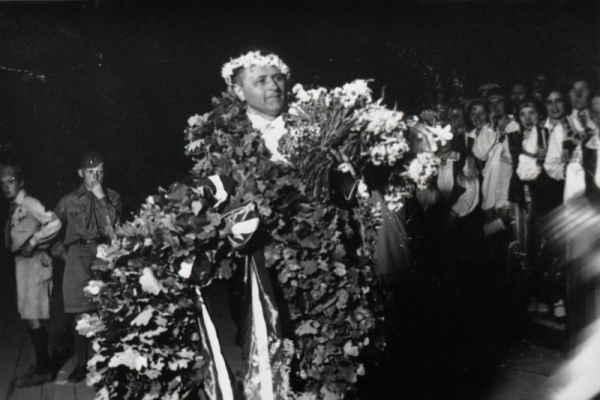 VIII latvju vispārējo Dziesmu svētku diriģents Teodors Reiters