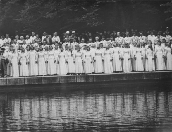 Labāko koru koncerts Dziesmusvētku parkā XIX Vispārējo latviešu Dziesmu un Deju svētku laikā