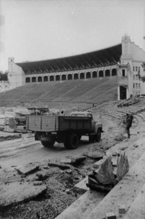 Lielās estrādes rekonstrukcijas darbi Mežaparka Kultūras un atpūtas parkā pirms XX Vispārējiem latviešu Dziesmu un X Deju svētkiem