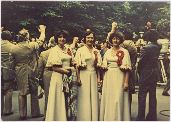 Elga Drulle, Marga Apsīte un Ingrīda Saulīte