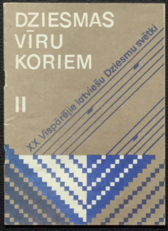 Dziesmas vīru koriem II / XX Vispārējie latviešu dziesmu svētki