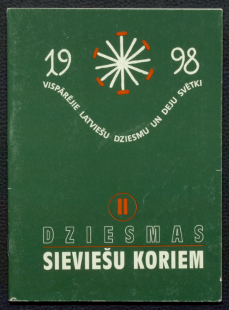 Dziesmas sieviešu koriem II / XXII Vispārējie Latviešu Dziesmu svētki