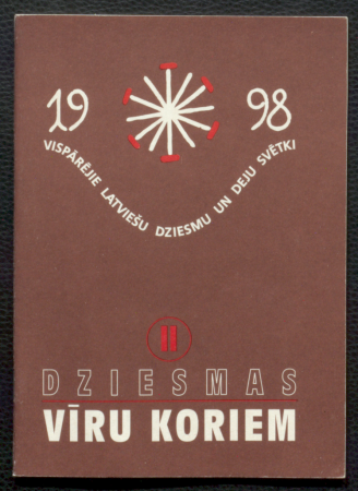 Dziesmas vīru koriem II / XXII Vispārējie Latviešu Dziesmu svētki