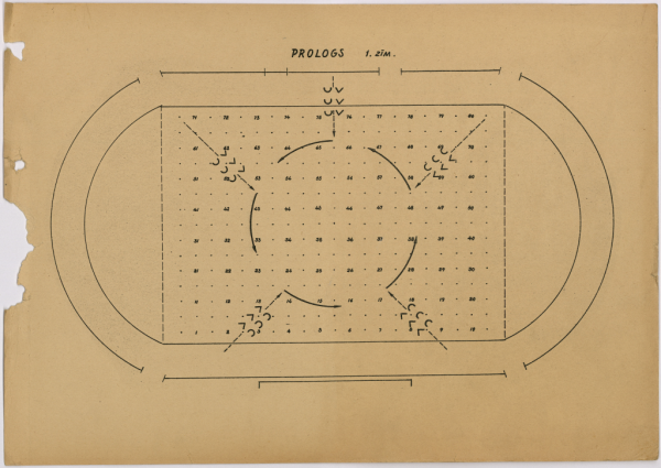Prologs : dejas laukuma zīmējums