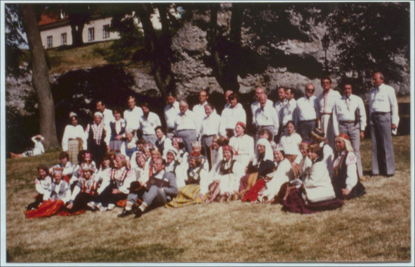 PBL dziesmu dienas Visbijā. Fotogrāfijas. Ķelnes latviešu koris