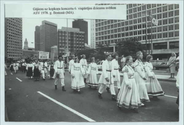 Vispārējo Latviešu Dziesmu svētku ASV fotogrāfijas