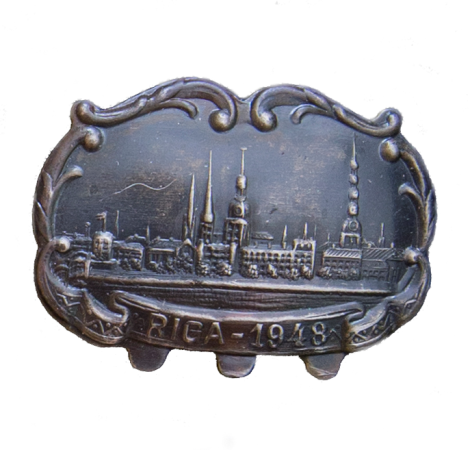 X Vispārējo latviešu dziesmu svētku nozīmīte