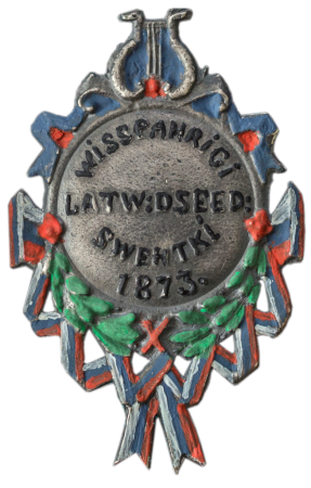 I Vispārējo latviešu dziesmu svētku nozīmīte