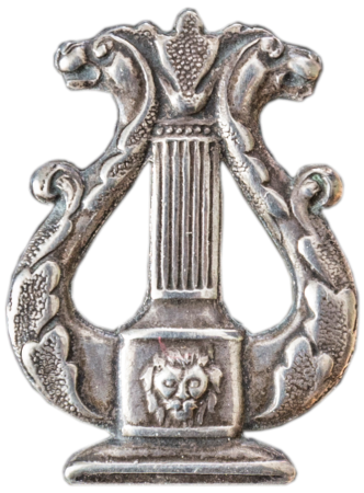 Jelgavas dziedāšanas un mūzikas biedrības "Lira" nozīmīte