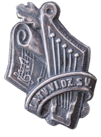 VI Vispārējo latviešu dziesmu svētku nozīmīte