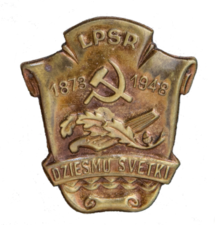 X Vispārējo latviešu dziesmu svētku nozīmīte