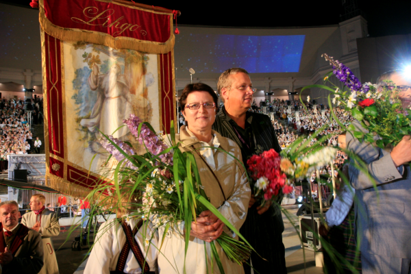 Māra Zālīte un Zigmars Liepiņš