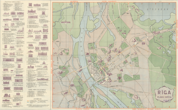 Rīga : plāns - shēma