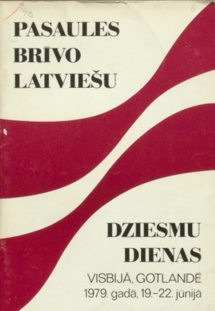 Pasaules brīvo latviešu dziesmu dienas (1979 :Visbija, Gotlande)