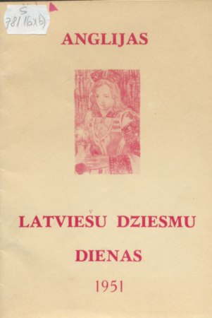 Latviešu dziesmu dienas Anglijā : 1951., Londonā, 27., 28., 29.jūnijā