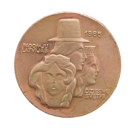 XIX Vispārējiem latviešu dziesmu un IX deju svētkiem veltītā nozīmīte